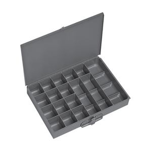 Durham 227-95 Small Steel Compartment Box, 17 Openings