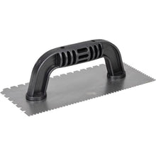 Load image into Gallery viewer, Marshalltown 228 9"x4" NOTCHED TROWEL-1/4x3/16x1/2 Flat V &amp; 3/32 Sq (6/Pack)