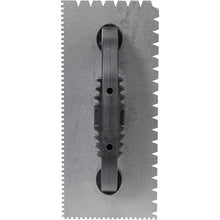 Load image into Gallery viewer, Marshalltown 228 9"x4" NOTCHED TROWEL-1/4x3/16x1/2 Flat V &amp; 3/32 Sq (6/Pack)