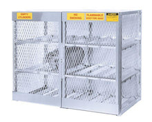 Load image into Gallery viewer, Justrite™ Cylinder locker for safe storage of 12 horizontal 20 or 33-lb. LPG cylinders.