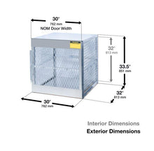 Load image into Gallery viewer, Justrite 23009 CYLINDER LOCKER, 4 VERTICAL