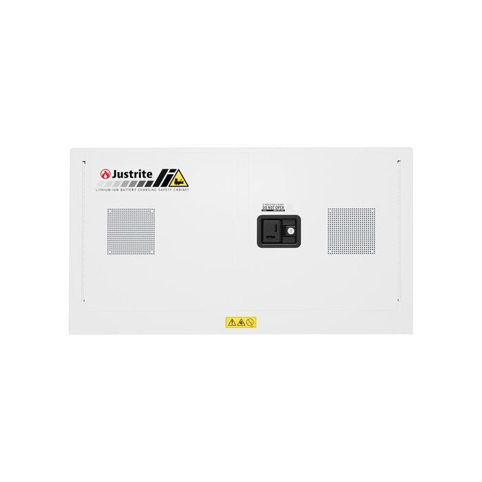 Lithium-Ion Battery Charging Cabinet, 4kWh TECR, 2 Doors, Manual Close, Gray - 231703