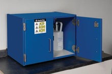 Load image into Gallery viewer, Justrite 24120 CABINET, ACID, WOOD, 6BTLS BLU