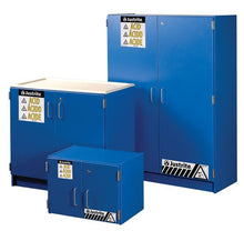 Load image into Gallery viewer, Justrite 24120 CABINET, ACID, WOOD, 6BTLS BLU