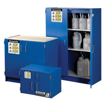 Load image into Gallery viewer, Justrite 24120 CABINET, ACID, WOOD, 6BTLS BLU