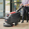 Viper AS4325B: 6.6-gallon, battery micro scrubber, 17" pad driver, 22" squeegee assembly, 10-amp on board charger, two AGM 85 a/h batteries