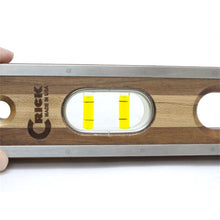 Load image into Gallery viewer, Marshalltown 24CLEVGRB 24" Crick 3 Piece Wood Level - Green Vials w/ Rubber Cushions