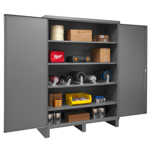 Durham 2506-4S-95 Cabinet, 16 Gauge, 4 Shelves, 60 X 24 X 84