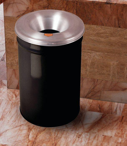 Justrite 26630W CAN, CF DRUM W/HEAD, 30G, WHT