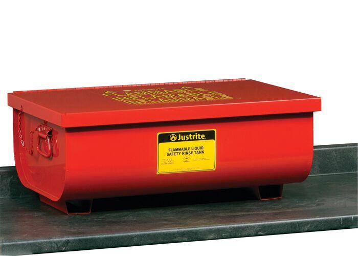 Justrite 27311 TANK,RINSE,BNCHTP,STL,11G RD