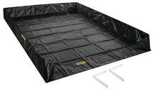 Load image into Gallery viewer, 12' x 28 x 18", 3770 Gallon Spill Capacity, Spill Berm with Angle Brackets, QuickBerm®, Black - 28086