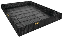 Load image into Gallery viewer, 12' x 54 x 18", 7271 Gallon Spill Capacity, Spill Berm with Angle Brackets, QuickBerm®, Black - 28089