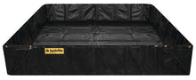 Load image into Gallery viewer, 20' x 20' x 18", 4488 Gallon Spill Capacity, Spill Berm with Angle Brackets, QuickBerm®, Black - 28092