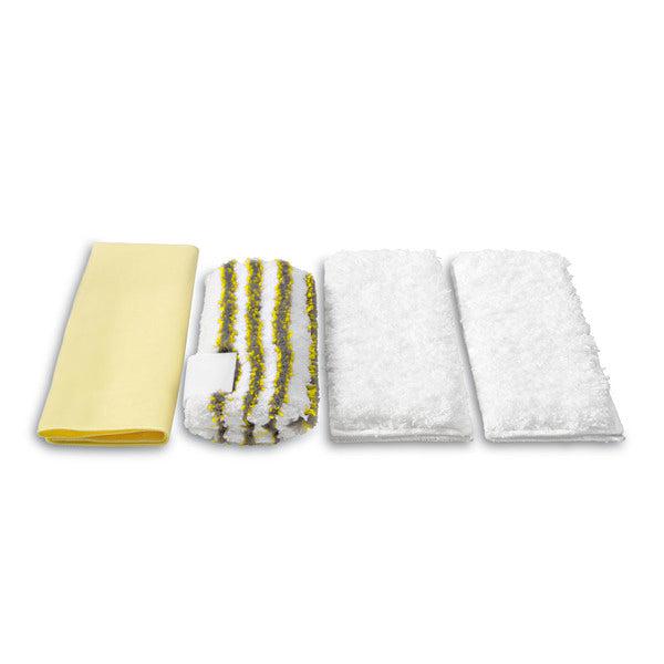 Karcher 2.863-171.0 Steam+Clean Microfiber Cloth Set For Kitchens (Includes 4 Different Clothes)