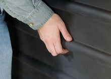 Load image into Gallery viewer, Justrite™ EcoPolyBlend® DrumShed with rolltop doors, accommodates 2 drums, optional ramp, Poly