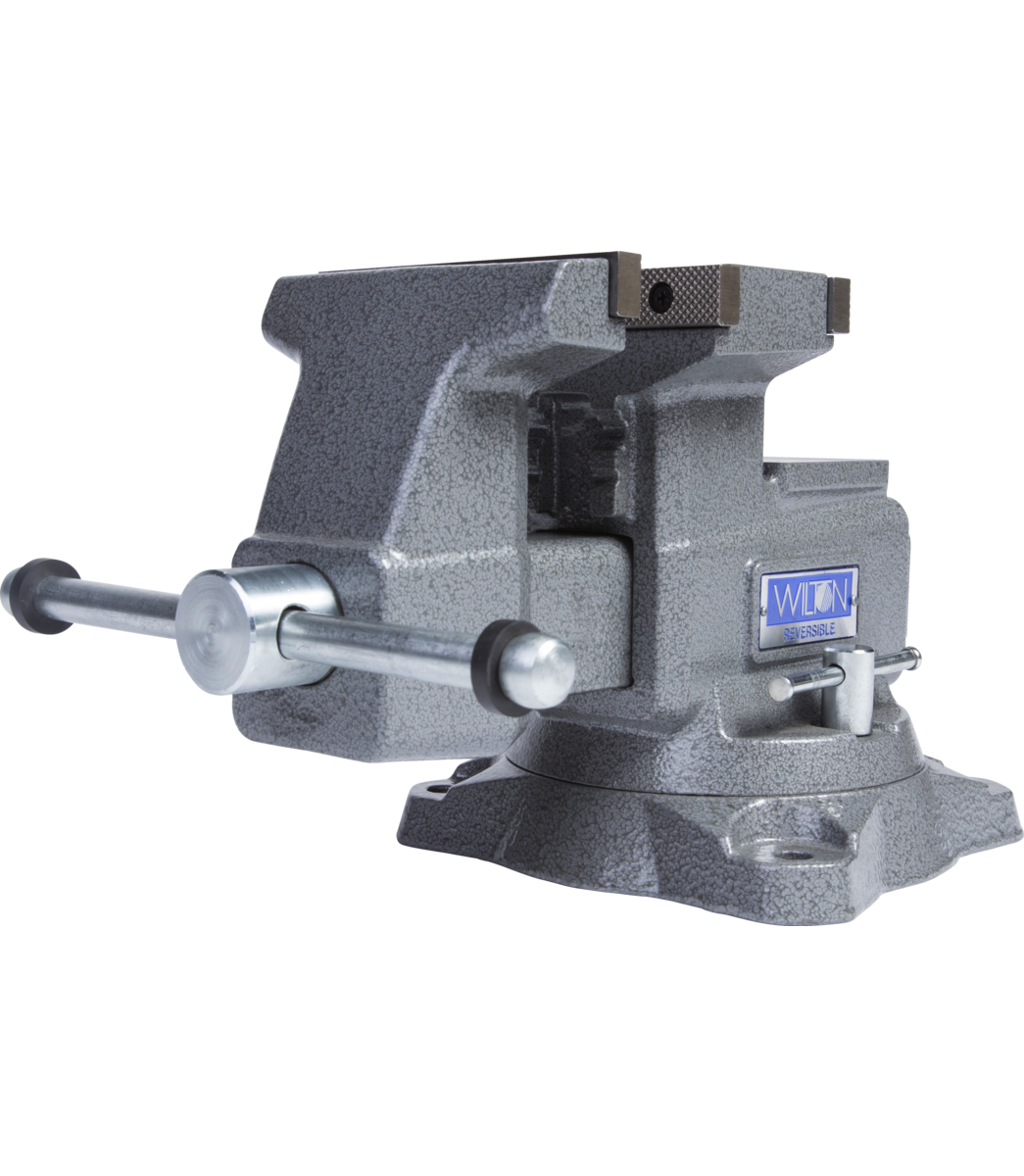 Wilton — Reversible Bench Vise 5-1/2” Jaw Width with 360° Swivel Base