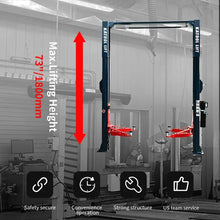 Load image into Gallery viewer, Katool KT-M140XD 14000 lbs. Clear-Floor Two-Post Lift