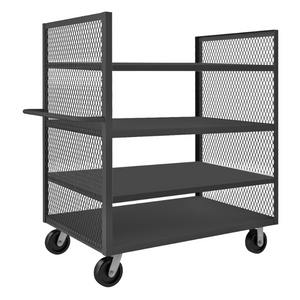 Durham 2SPT-EX3660-4-2K-95 2 Sided Mesh Truck, 4 Shelves