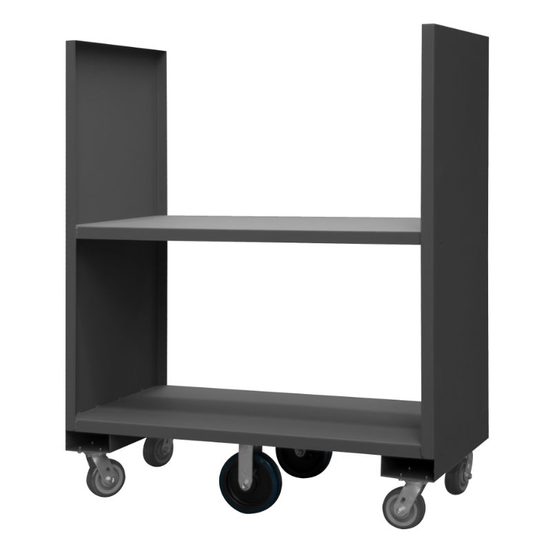 Durham 2SPT12G244825/8PU95 2 Sided Solid Truck, 2 Shelves