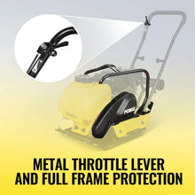 Load image into Gallery viewer, MechMaxx 5.8 HP Vibratory Plate Compactor with Wheel Kit, 3150 lb Centrifugal Force for Soil, Gravel, Asphalt and Paver Base, PC80Z