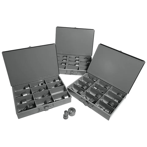 Edwards - 32 Piece Round Punch & Die Set with Storage Cases