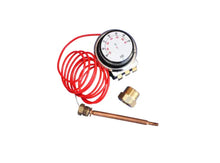 Load image into Gallery viewer, Panel Mount Thermostat with Remote Probe, 86-248°F, 4000 PSI Max, 1/2" Access Plug