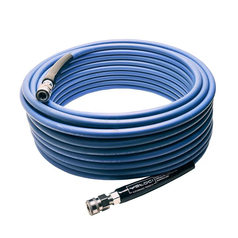 KobraJet Smooth Blue 100’ 4,000 PSI w/ SS Couplers