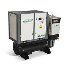 Load image into Gallery viewer, MechMaxx 15HP Combined Rotary Screw Air Compressor with Dryer &amp; 105-Gal ASME Tank | 45 CFM, 116 PSI, 460V 3-Phase - Industrial Grade