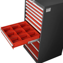Load image into Gallery viewer, MechMaxx Heavy Duty Modular Drawer Cabinet - 11 Drawer, 59" H x 28.5" W x 28.5" D Tool Storage Organizer, Steel Construction
