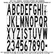 Load image into Gallery viewer, NewStripe FAA Individual Letter &amp; Number Stencil