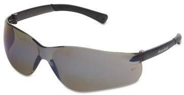 MCR BearKat BK118 Blue Mirror Lens Safety Glasses - 12/BX