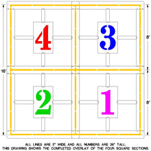 Load image into Gallery viewer, NewStripe 10003296 Official Four Square Game Stencil