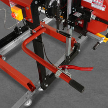 Load image into Gallery viewer, MechMaxx 32" Portable Sawmill (5 x Blades Included), KOHLER CH440 429cc E-Start Gasoline Engine, 26.5" Board Width, 20' Track Length (13' Track Length + 6.4' Track Extension Included), SM-32