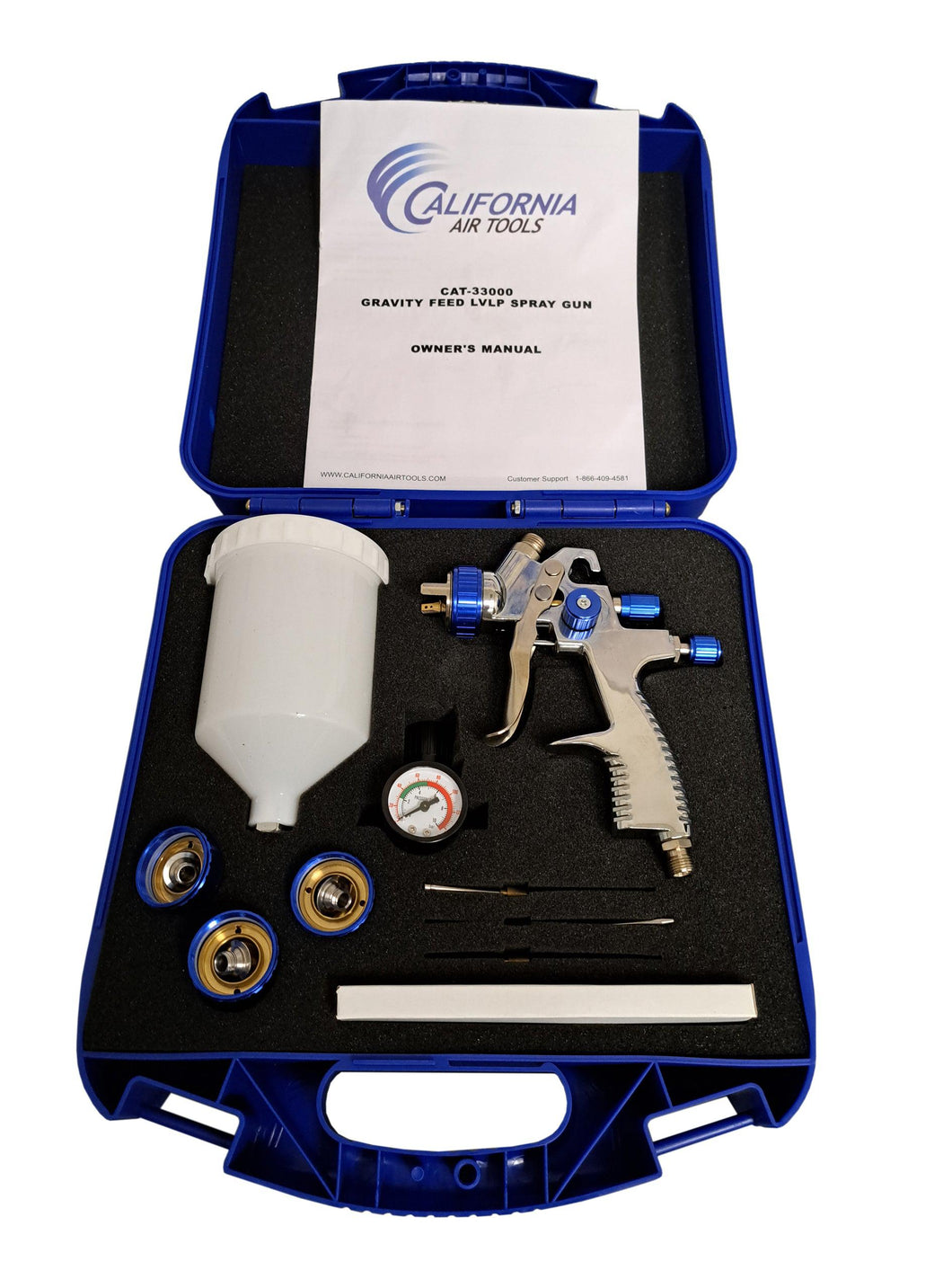 California Air Tools CAT-33000K LVLP Spray Gun Kit