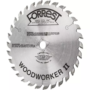 Grizzly Industrial Forrest H4744 - 7-1/4" X 5/8" 30T Atb Ripping Blade