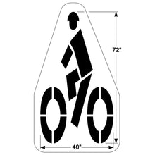 Load image into Gallery viewer, NewStripe Federal Bike with Helmet Symbol Stencil