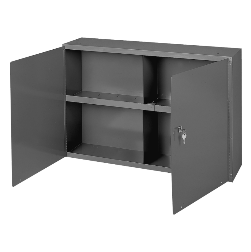 Durham 343-95 8-1/2″ Deep Cabinet, 1 Shelf, 4 Sections