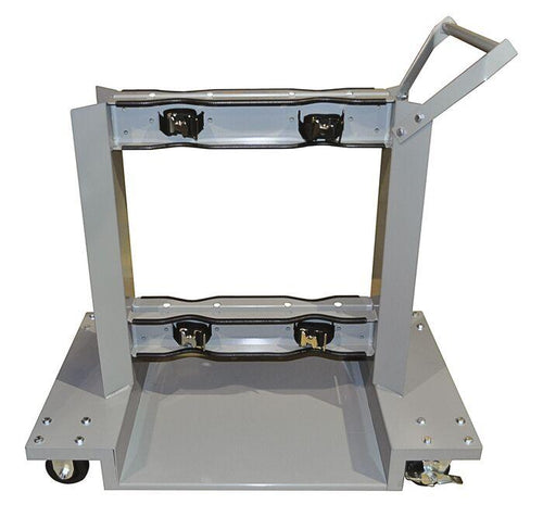 Justrite Gas Cylinder Cart, 4 Cylinder Capacity - 35056