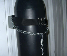 Load image into Gallery viewer, Justrite Steel Gas Cylinder Support Bracket, One 12&quot; Cylinder Capacity, Wall Mount  - 35250