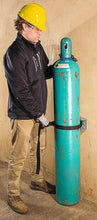 Load image into Gallery viewer, Justrite Steel Gas Cylinder Support Bracket, One 12&quot; Cylinder Capacity, Wall Mount  - 35250