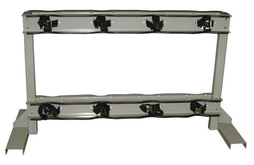 Justrite Steel Gas Cylinder Stand, 8 Cylinder Capacity, Back-to-Back - 35302