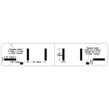 Load image into Gallery viewer, NewStripe 10003654 Deluxe Hash Mark Football Field Stencil