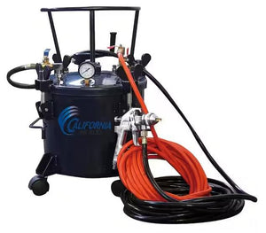 California Air Tools 365 5 Gal. Pressure Pot Paint Sprayer with HVLP Spray Gun and Hose Kit