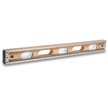 Load image into Gallery viewer, Marshalltown 36CLEVCRB 36" Crick 3 Piece Wood Level - Clear Vials w/ Rubber Cushions