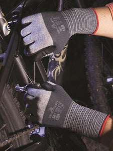 SHOWA Glove 381 Coated Microfiber Work Gloves - 12Pr/Pk