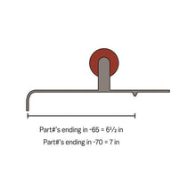 Load image into Gallery viewer, Marshalltown 3881SD-70 6 X 10 SS Hand Edger/Groover; 3/4R; 1/4" Groove (6/Pack)