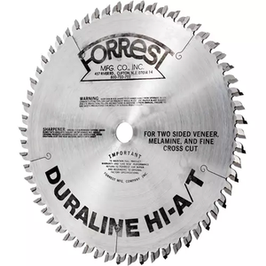 Grizzly Industrial Forrest H4752 - 8" X 5/8" 60T Hi-At Laminates Veneer Blade