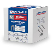 Load image into Gallery viewer, Marshalltown 3BWTHS500 Horseshoe Spacer 1/8” 500pc Bulk Retail Box