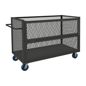 Durham 3STDG-EX3060-6PU-95 3 Sided Mesh Truck, Drop Gate, 30 X 60