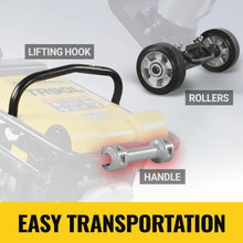 Load image into Gallery viewer, MechMaxx 6.5 HP Tamping Rammer with Wheel Kit, 2700 lb Impact Force Jumping Jack Tamper Compactor for Soil, Gravel, Backfill and Foundation, TR90L